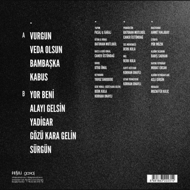 Batuhan Mutlugil Plak -Yadigar ( Plak )Rock Plak-Schallplatte-LP