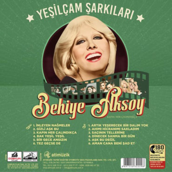 Behiye Aksoy - Yeşilçam Şarkıları | Plak( Sanat Müziği | Yeşilçam Şarkıları) Schallplatte | LP