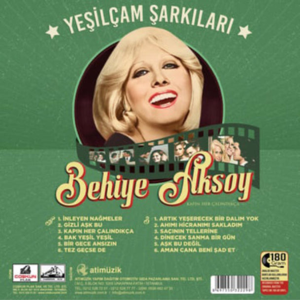 Behiye Aksoy - Yeşilçam Şarkıları | Plak( Sanat Müziği | Yeşilçam Şarkıları) Schallplatte | LP