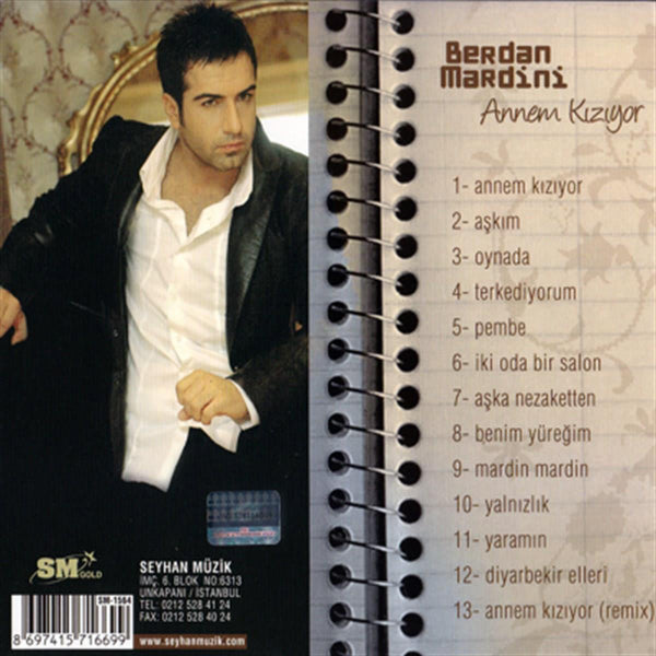Berdan Mardini - Annem Kızıyor CD | Almanya'da Türkçe | Arabesk CD | sipariş