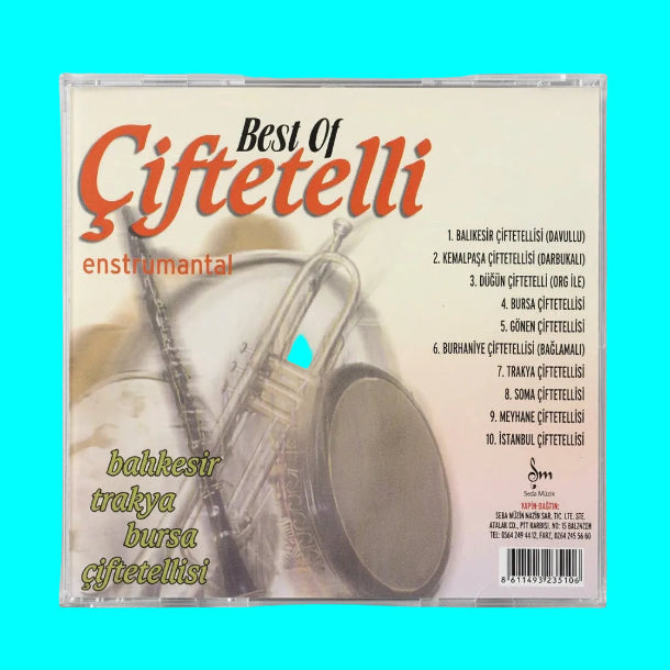 Best Of Çiftetelli - Balıkesir, Trakya, Bursa, Çiftetellisi |CD |Kına -Düğün | CD