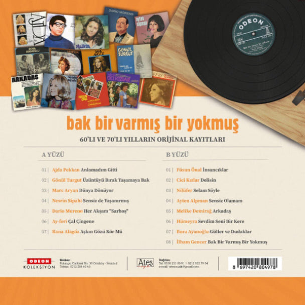 Bak Bir Varmış Bir Yokmuş | Plak | karışık | Pop | Vol.1 ( Türkçe | POP | Plak) kaydı | LP