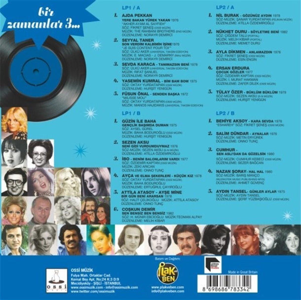 Bir Zamanlar | Vol.3 | Çeşitli Sanatçılar | karışık | Pop | Plak ( 2 Plak ) Schallplatte | LP