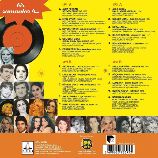 Bir Zamanlar 4 - Çeşitli Sanatçılar (2 Plak) Schallplatte | LP