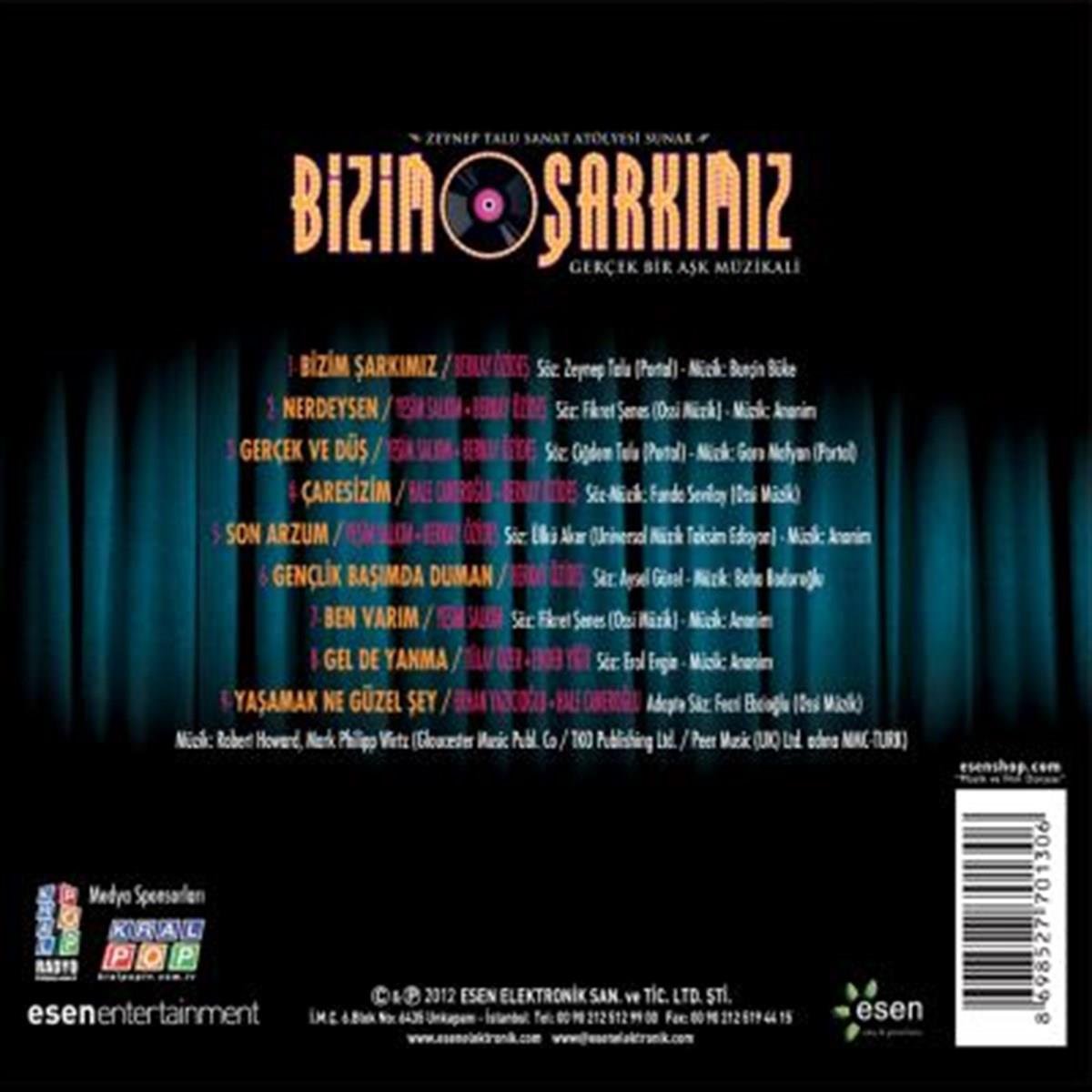 Bizim Şarkımız -Yeşim Salkım | Berkay Özideş ( CD )Türkçe | karışık | CD