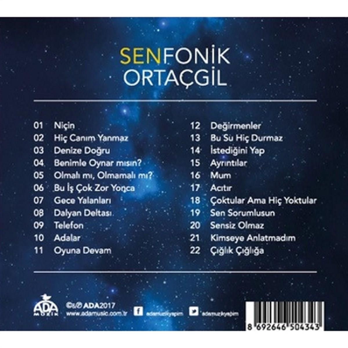 Bülent Ortaçgil - Senfonik Ortaçgil | 2 CD | Türkçe Pop | CD