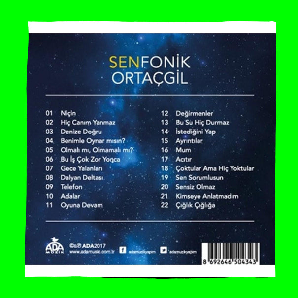 Bülent Ortaçgil - Senfonik Ortaçgil CD | 2 CD | Türkçe Pop | CD