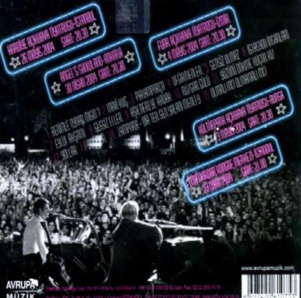 Bülent Ortaçgil -Teoman | Düet CD-Rock Konser ( CD )Türkçe Rock