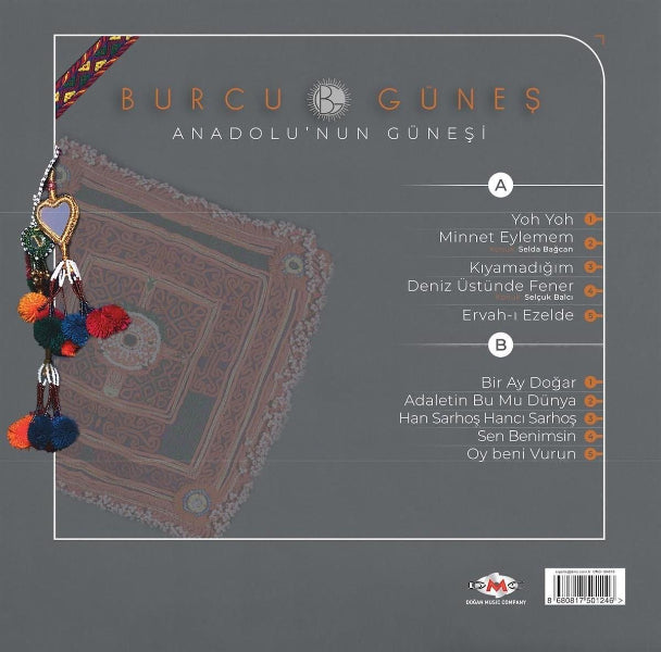 Burcu Güneş Plak - Anadolu'nun Güneşi (Plak)Türk Halk Müziği | Plak | Schallplatte | LP