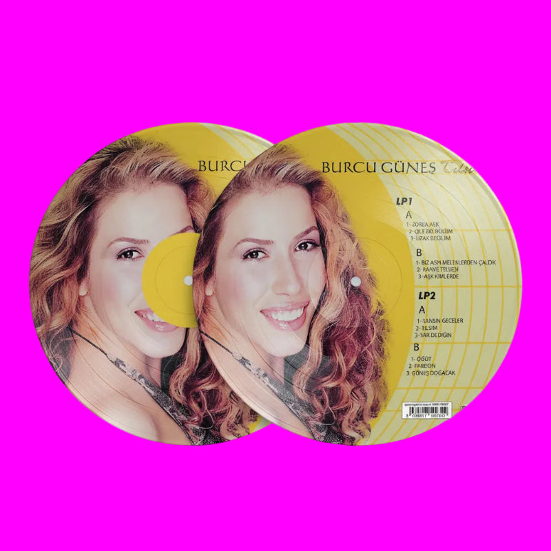 Burcu Güneş Plak-Tılsım-Plak (2 Plak) Türkçe | Pop | Plak | kayıt | LP