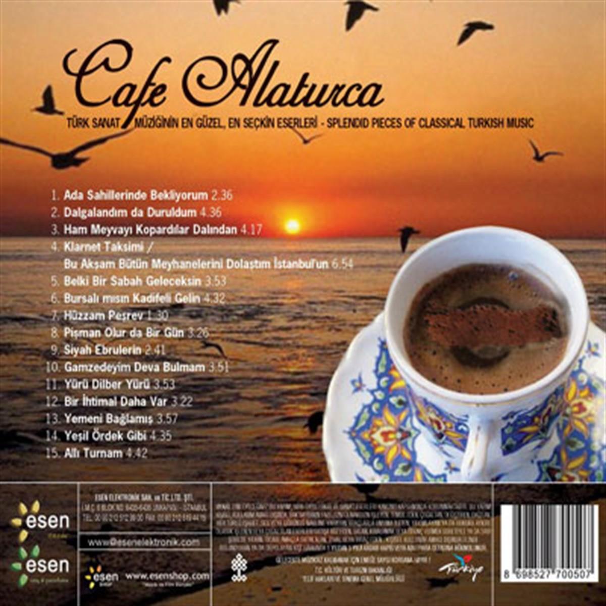 Cafe Alaturca (Türkçe Enstrümantal) | Türk Sanat Müziği | CD) Enstrümantal | Müzik | CD