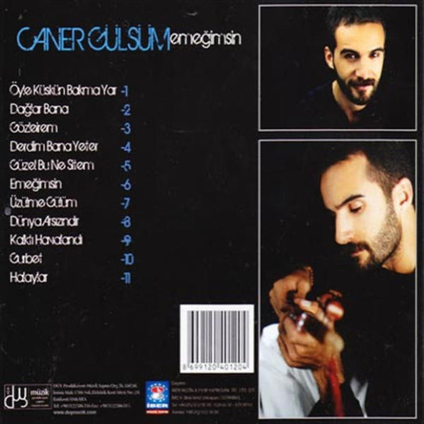 Türk | Halk | Müziği | CD |Caner Gülsüm - Emeğimsin (CD) Almanya | Sipariş