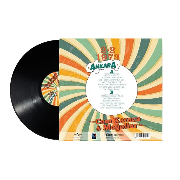Cem Karaca| Moğollar | 2.2.1973 Ankara | Plak (Türkischer Rock | Schallplatte | LP)
