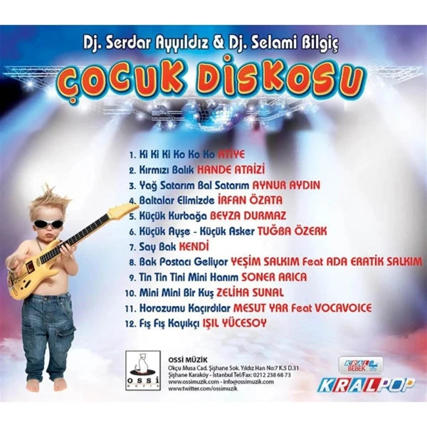 Çocuk Diskosu - Çeşitli Sanatçılar (Oyun Havalari | CD )Türkçe | Pop | CD