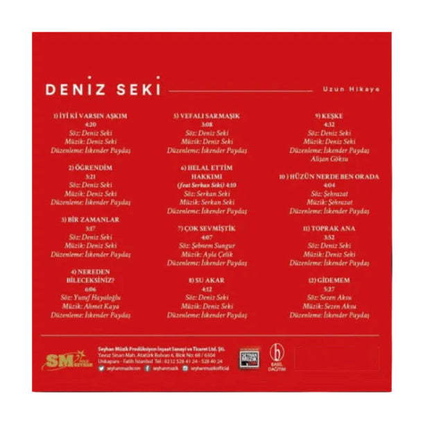Deniz Seki - Uzun Hikaye (CD)Türkçe | Pop | CD