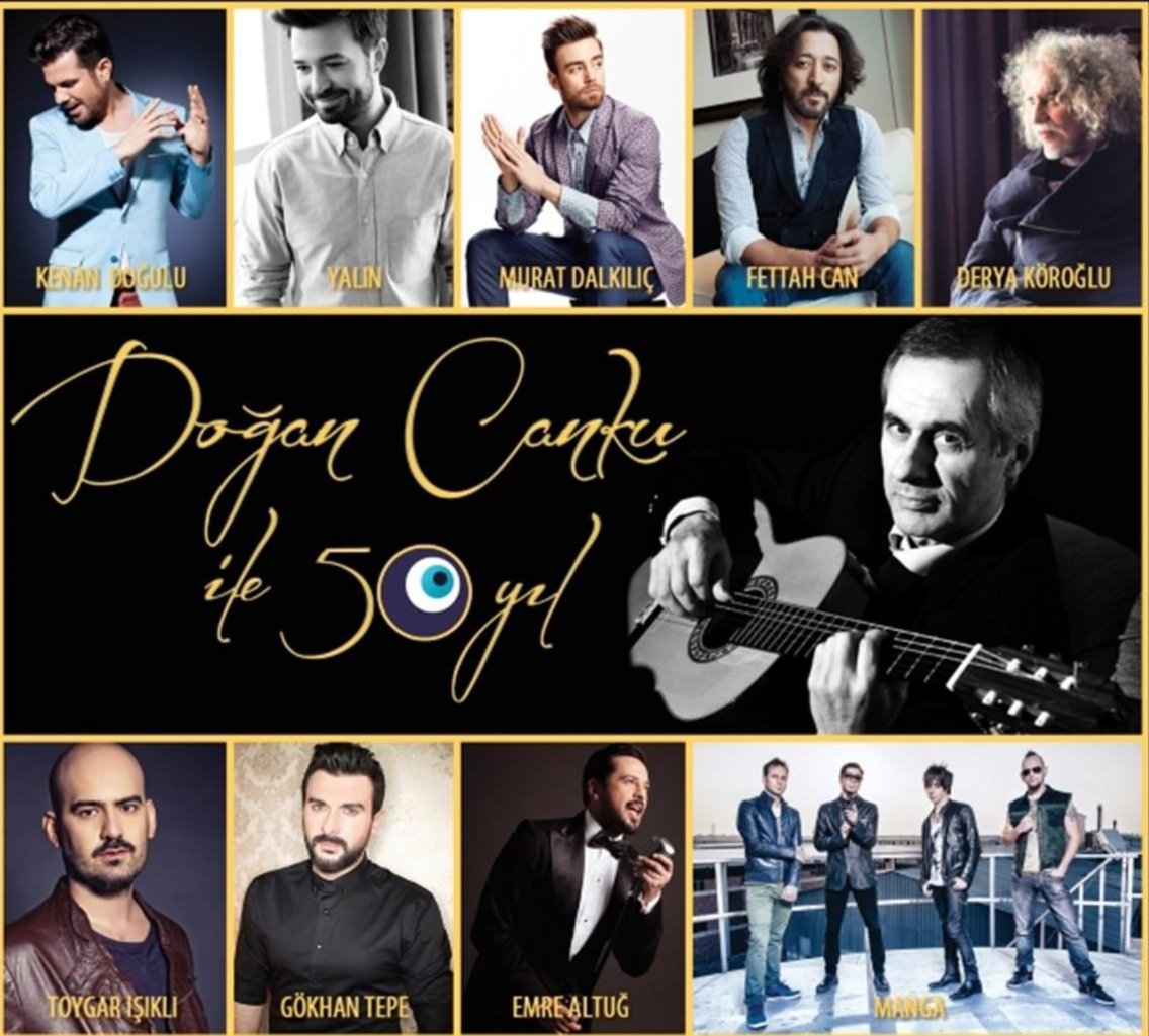 Doğan Canku ile 50 Yıl (CD )Türkçe | karışık | Pop | CD