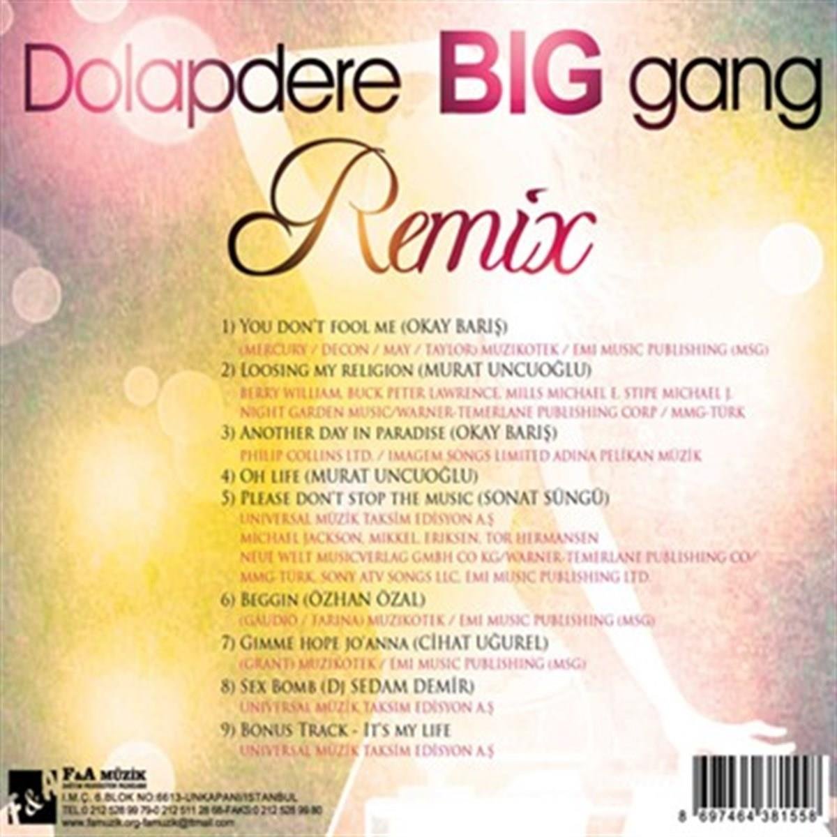 Dolapdere Big Gang - Dolapdere Big Gang (Remix) CD