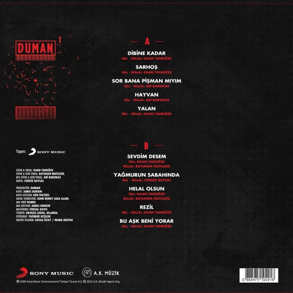 Duman - Duman 1 (Plak) Duman Plak | Almanya | sipariş