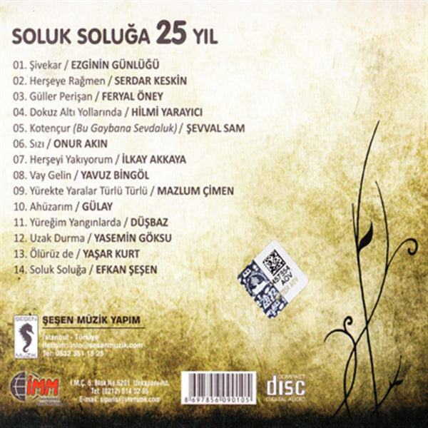 Efkan Şeşen - Soluk Soluğa 25 Yıl | CD | Türk halk müziği | türkische Volksmusik | CD
