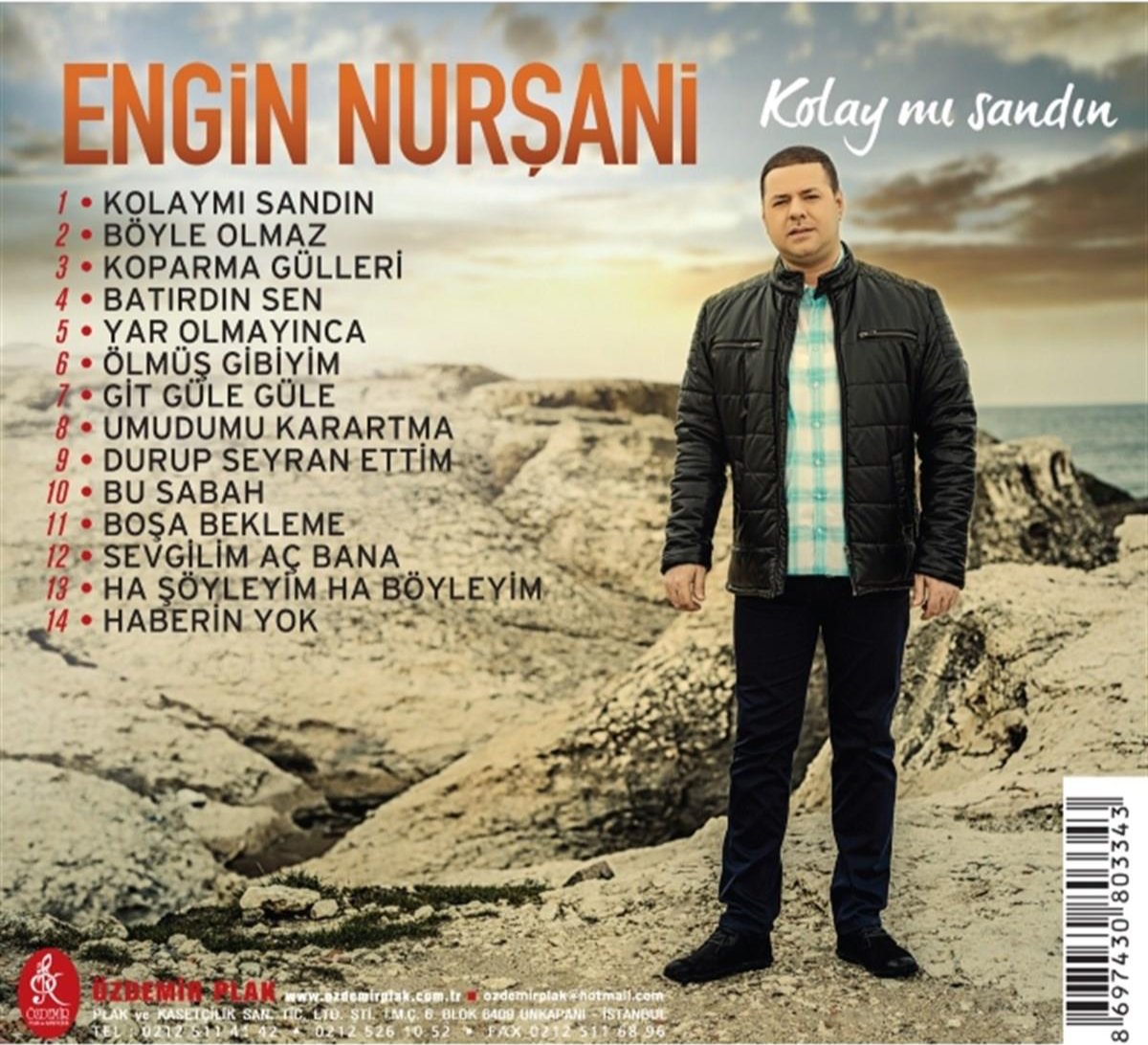 Engin Nurşani - Kolay mı Sandın ( CD )Türk halk | müziği | CD