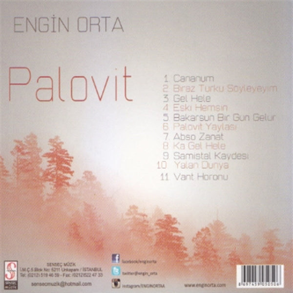 Engin Orta- Palovit | CD | Karadeniz Türküleri | Türk Halk | Müziği | türkische Volksmusik | CD