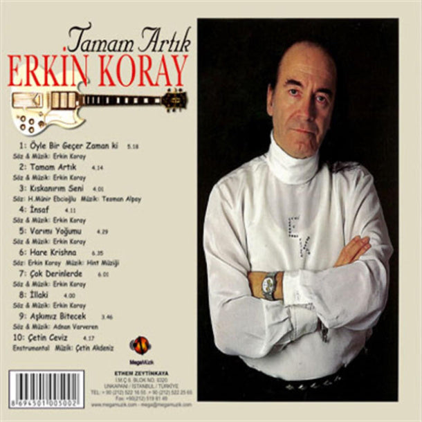 ERKiN KORAY - Tamam Artık| Öyle Bir Geçer Zaman Ki( CD )Türkçe | Anadolu | Rock | CD