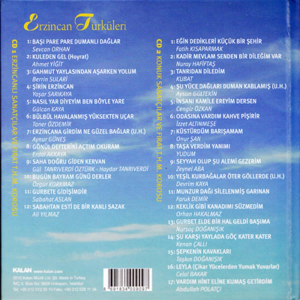 Erzincan Türküleri CD- Haydar Tanrıverdi CD | halk müziği |Türk halk müziği |türkische Volksmusik | CD