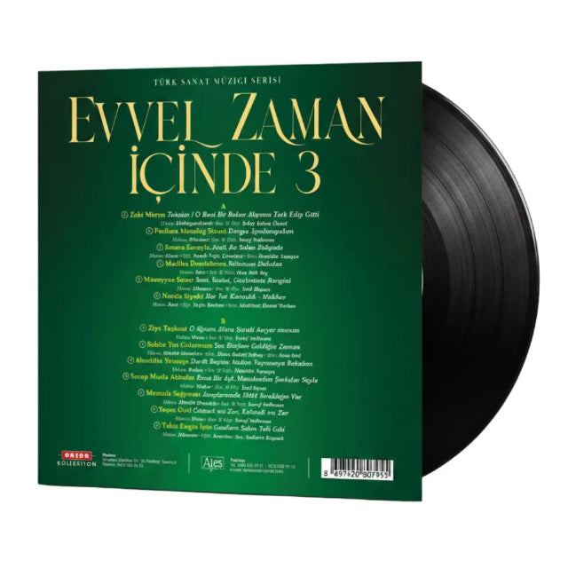 Evvel Zaman İçinde Vol. 3 (Plak)karışık Türk Sanat | müziği |Plak | Schallplatte | LP
