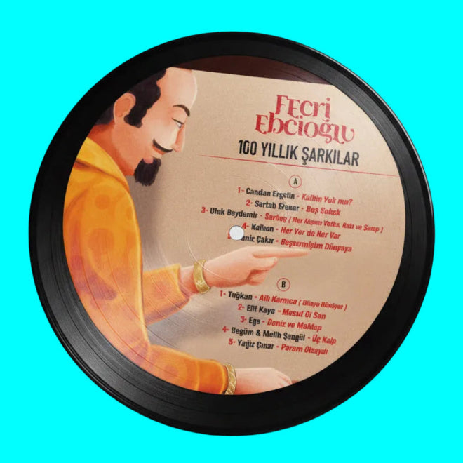 Fecri Ebcioğlu 100 Yıllık Şarkılar - Çeşitli Sanatçılar (Plak)Türk pop müziği | aranjman | Plak | Schallplatte | LP