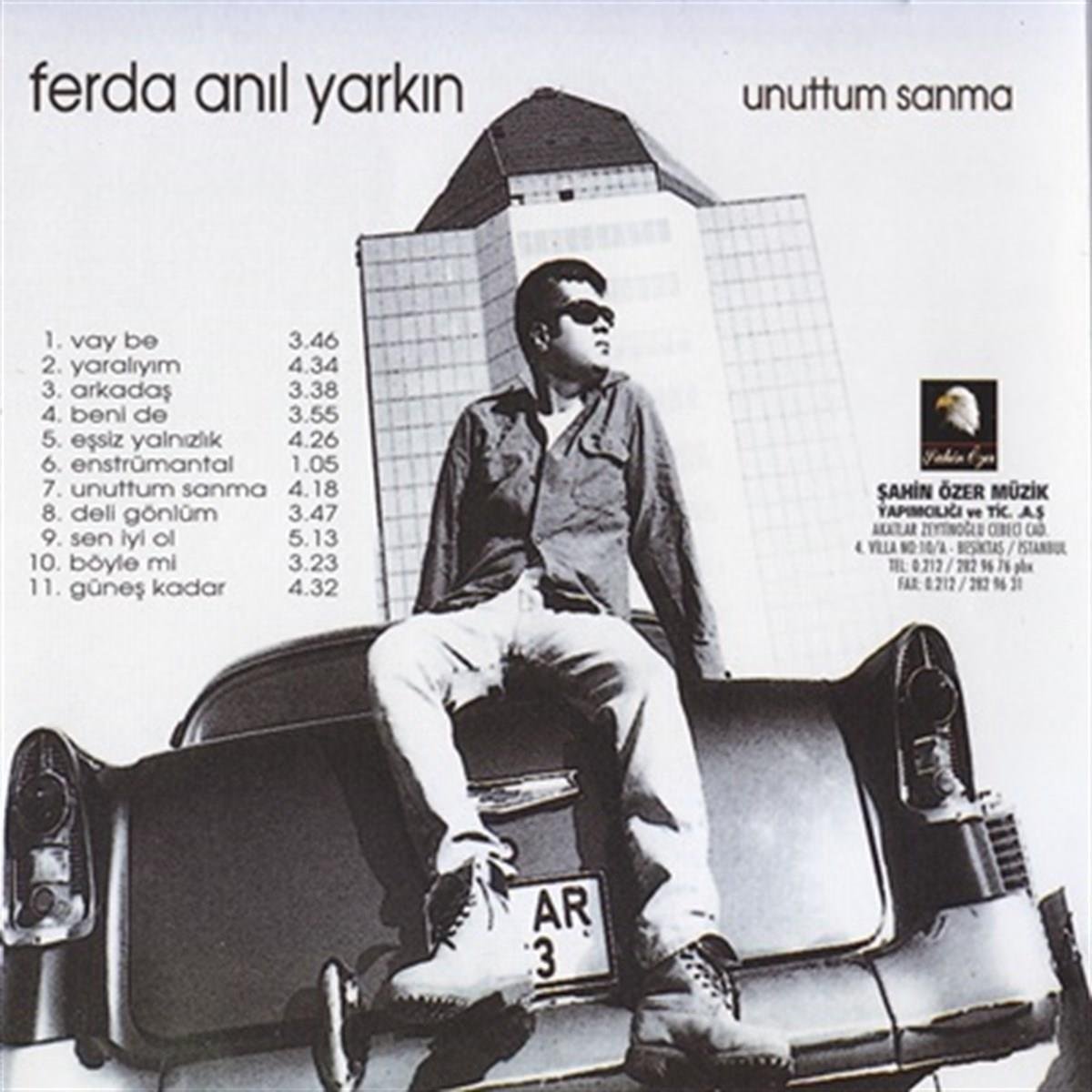 Ferda Anıl Yarkın - Unuttum Sanma (Türk Popu) | CD)