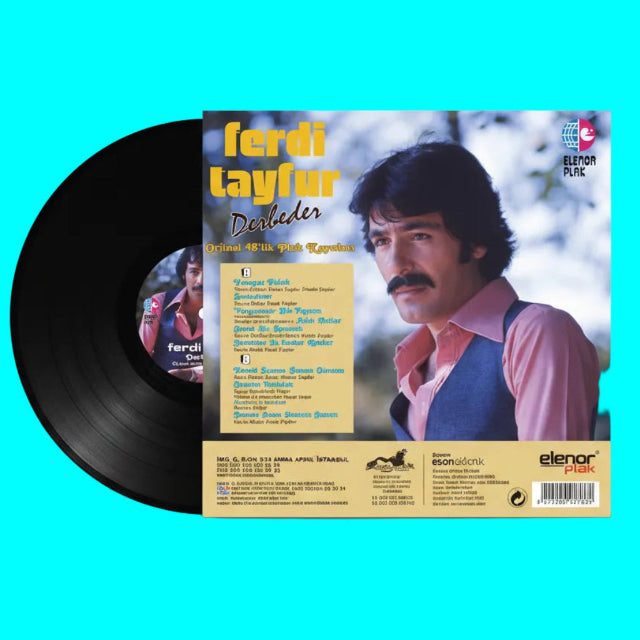 Ferdi Tayfur - Derbeder / Orjinal 45'lik Plak Kayıtları (Plak) Ferdi Tayfur | Derbeder | Plak | Schallplatte | LP