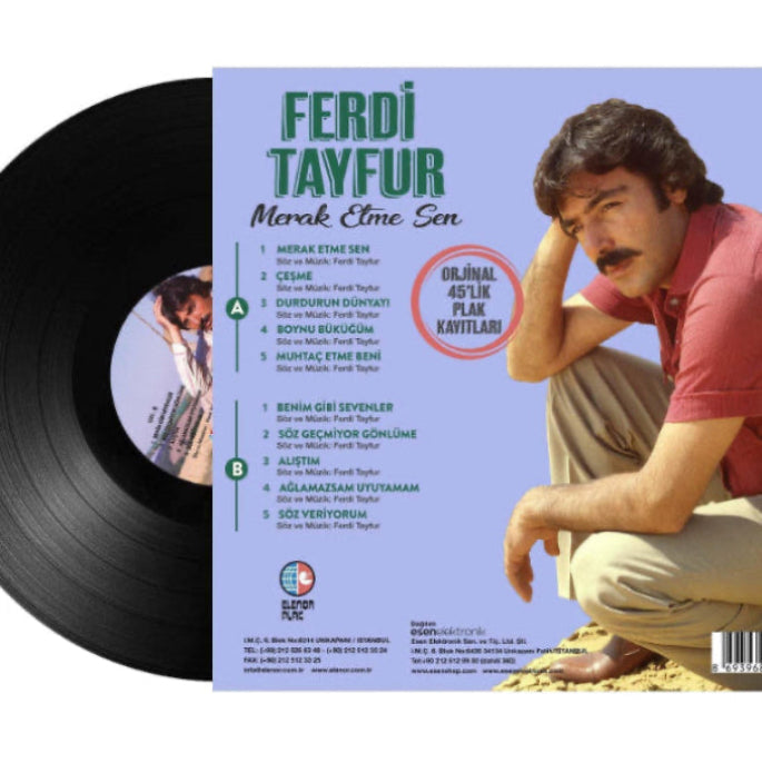 Ferdi Tayfur - Merak Etme Sen Plak - Orjinal 45'lik Plak Kayıtları (LP) Schallplatte