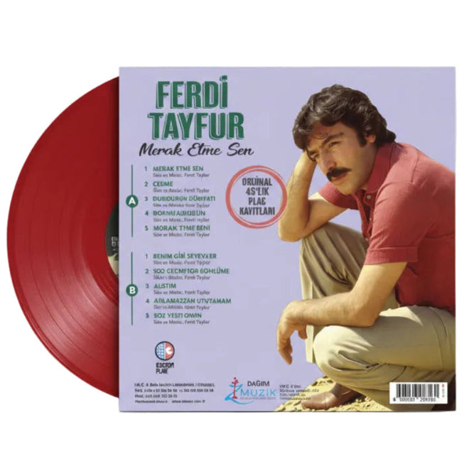 Ferdi Tayfur - Merak Etme Sen (Renkli Plak) Ferdi Tayfur Merak Etme Sen Plak (Renkli Plak) Schallplatte