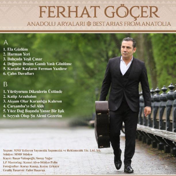 Ferhat Göçer Plak -Ferat Göcer- Anadolu Aryaları (Plak)Schallplatte