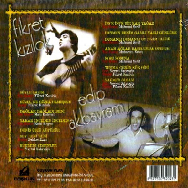 Fikret Kızılok - Edip Akbayram CD | halk müzigi | özgün müzik | Türk | Halk | Müziği | CD