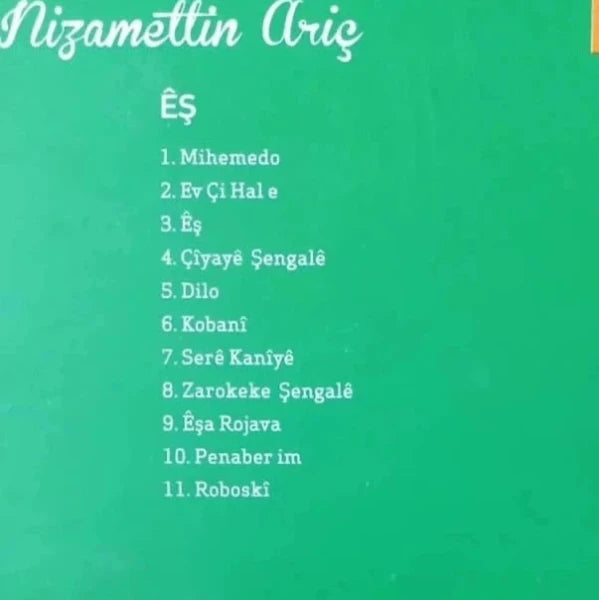 Nizamettin Ariç -Eş (CD)Etnik |Kürtçe |CD