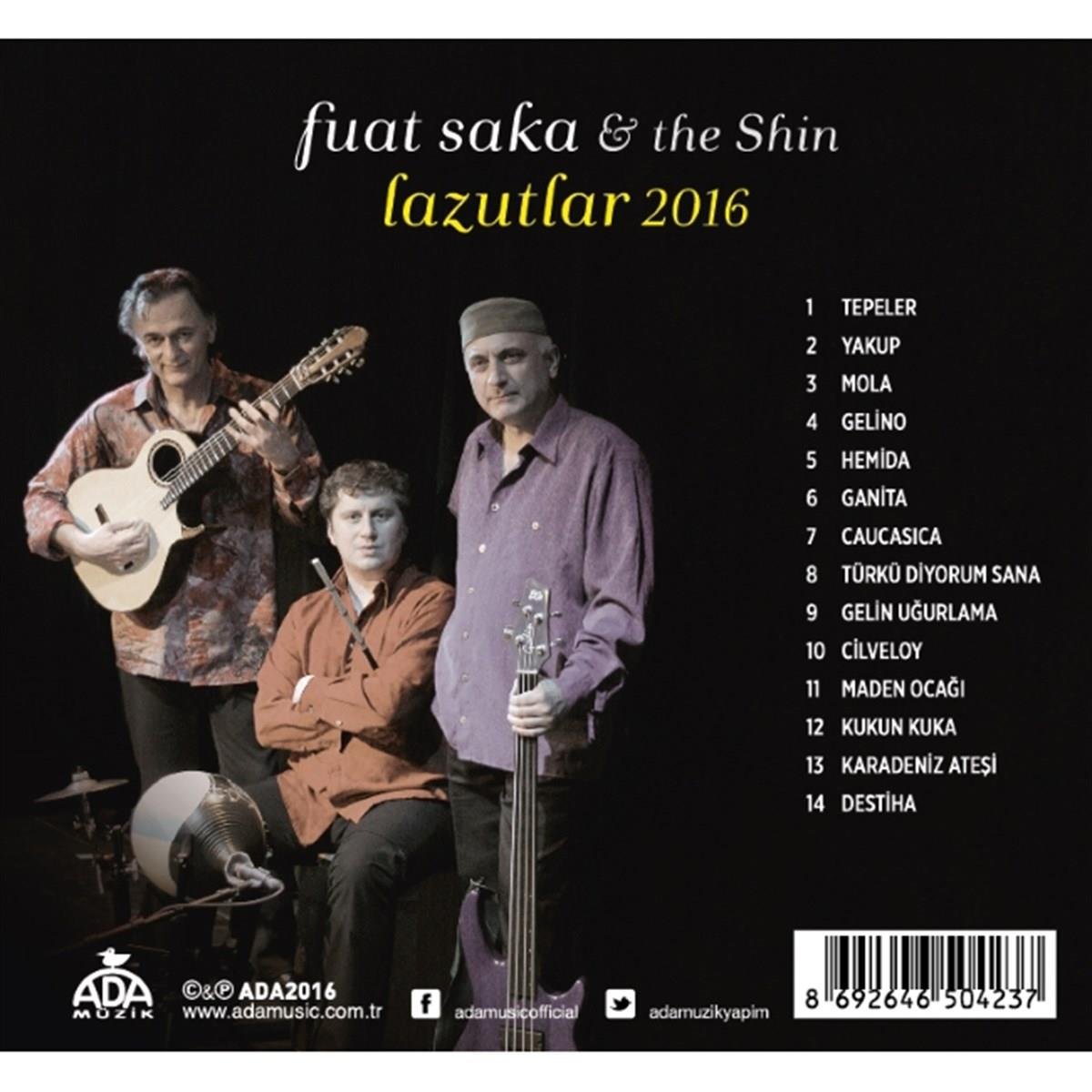 Fuat Saka- Lazutlar 2016 (CD)Karadeniz | Türküleri CD