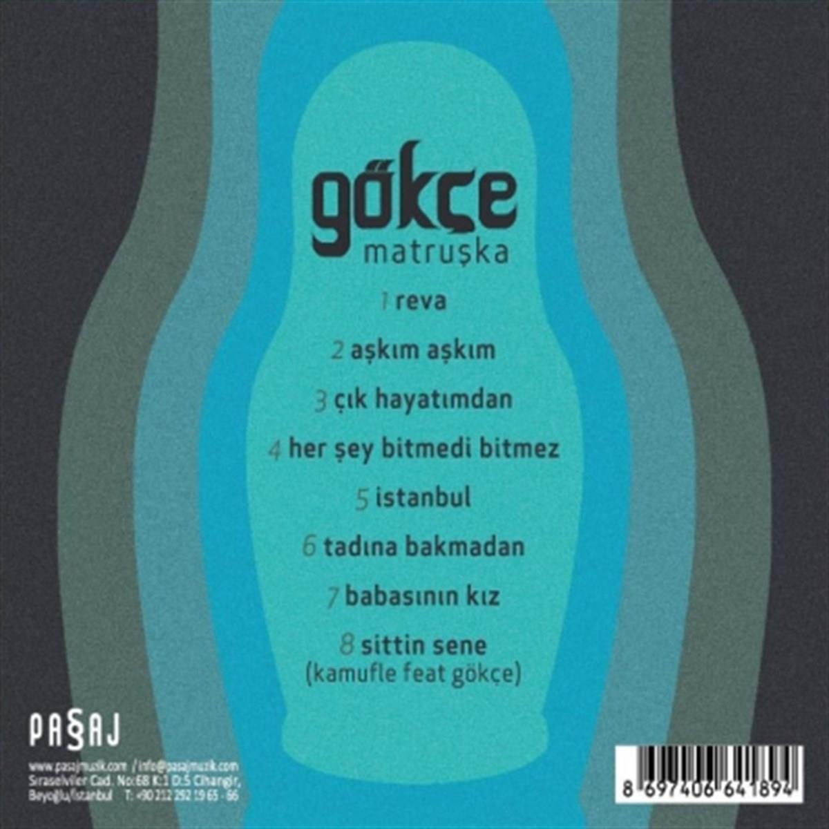 Gökçe - Matruşka( CD )Türkçe | Pop | CD | CD's