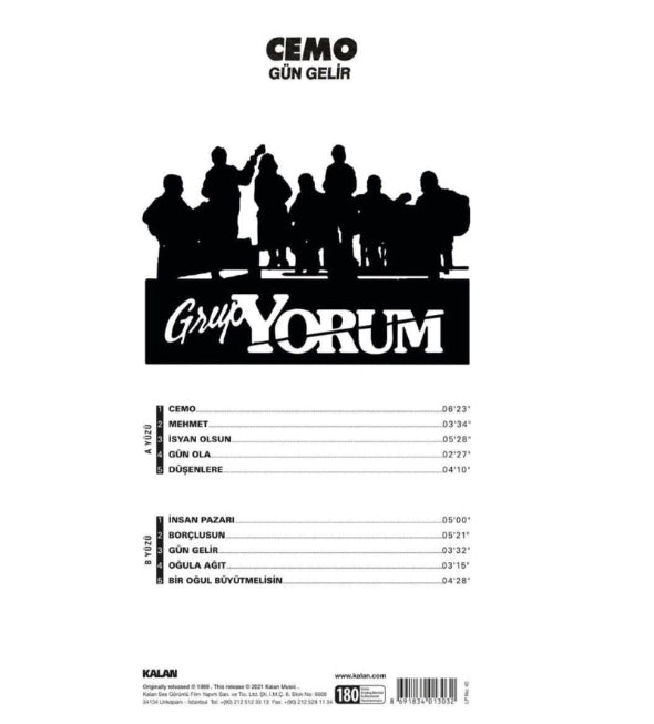 Grup Yorum Albümleri Plak - Sıyrılıp Gelen +Haziranda Ölmek Zor + Cemo | Gün Gelir Plak | Schallplatte | LP | Schallplatten