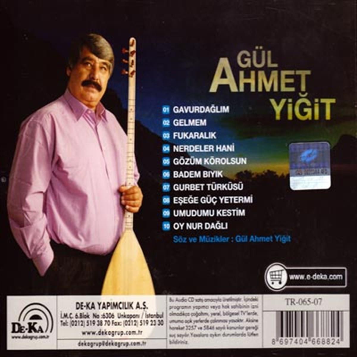 Gül Ahmet Yiğit - Ağlama Gavurdağlım ( CD )Türk | Halk | Müziği | CD