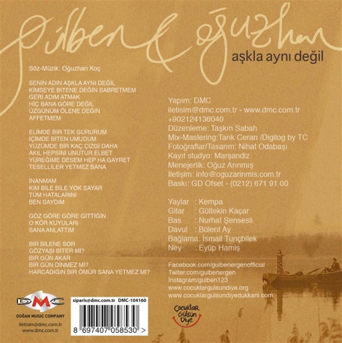 Gülben Ergen - Oğuzhan Koç - Aşkla Aynı Değil ( CD )Türkçe | Pop | CD