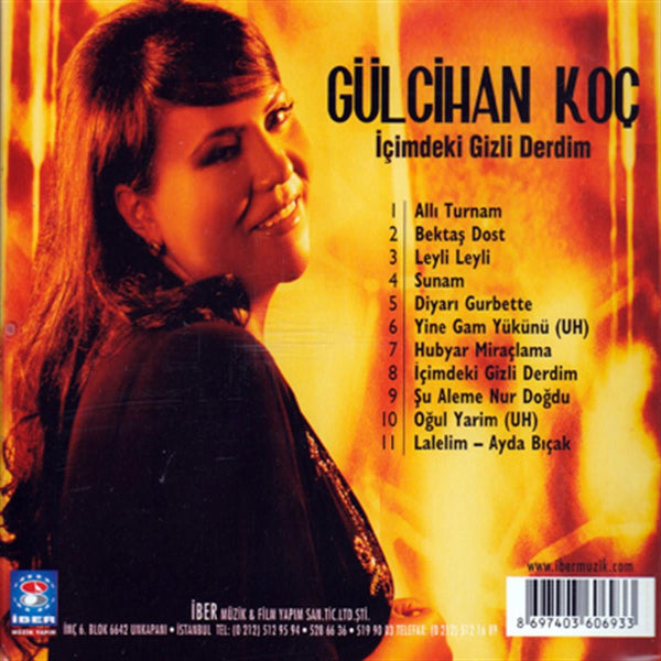 Gülcihan Koç - İçimdeki Gizli Derdim | CD |Türk halk müziği | türkische Volksmusik | CD