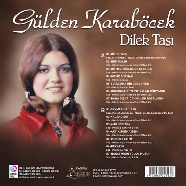 Gülden Karaböcek - Dilek Taşı Plak (Renkli Plak)Almanya | arabesk | fantezi müzik | plak | schallplatte