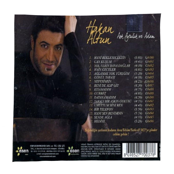 Hakan Altun - Aşk Ayrılık ve Adam ( CD ) Arabesk | Müzik | CD