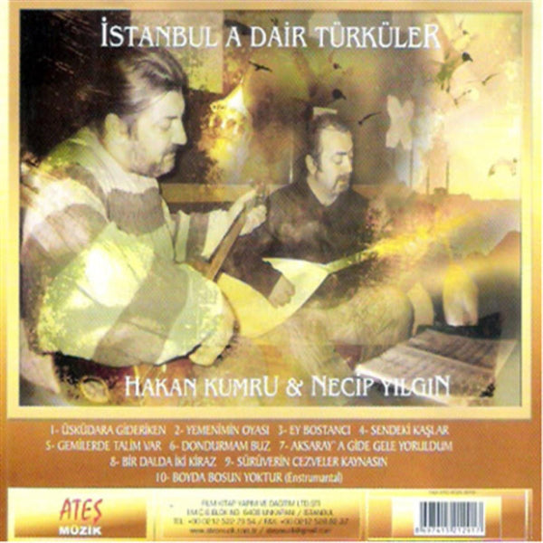Hakan Kumru | Necip Yılgın - İstanbul'a Dair Türkü ler ( CD ) Türk Halk | CD