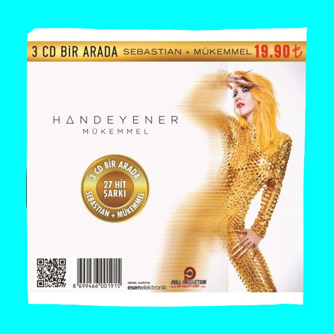 Hande Yener - Sebastian ( CD )Hande Yener Mükemmel + Sebastian CD | 3 CD | Türkçe CD