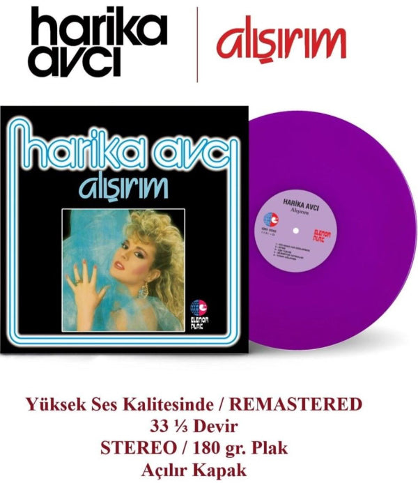 Harika Avcı - Alışırım Plak- Alisirim (Plak)Schallplatte-Arabesk Plak