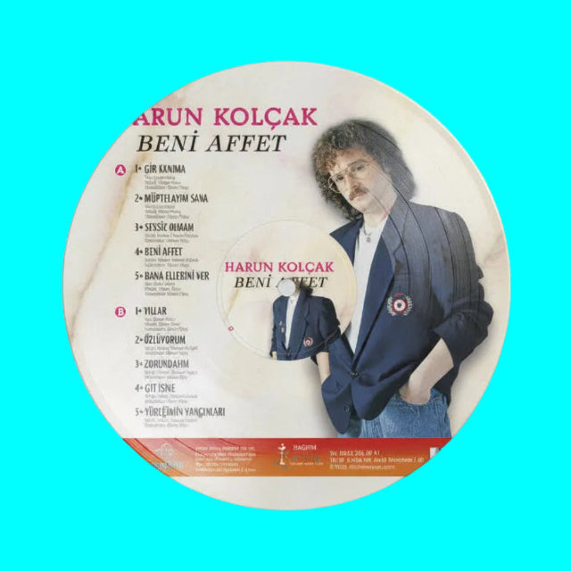 Harun Kolçak plak | Harun Kolçak Beni Affet Plak (Siyah Plak) Schallplatte | LP