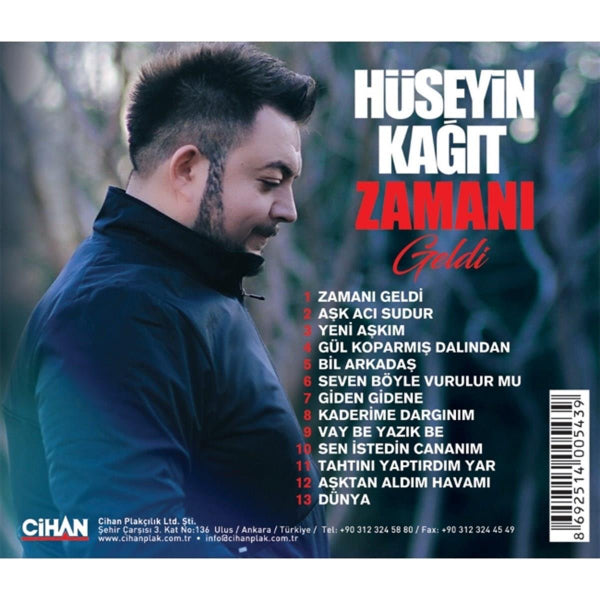 Hüseyin Kağıt - Zamanı Geldi (Türk Halk Müziği) | CD)Türk halk | müziği | CD | CD'ler