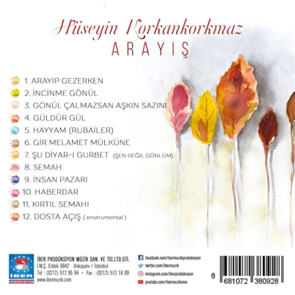Hüseyin Korkankorkmaz -Arayis Arayış (CD)Türk Halk CD